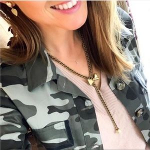 NWT! Stella & Dot Lady Bow-Lo Necklace